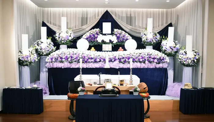 メモリアルヨーコーで葬儀を行なった写真