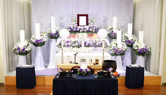 メモリアルヨーコーで葬儀を行なった写真