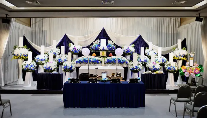 メモリアルヨーコーで葬儀を行なった写真