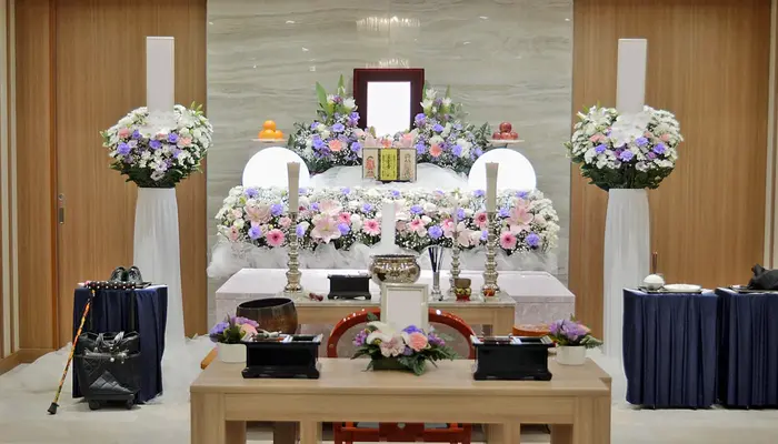 メモリアルヨーコーで葬儀を行なった写真