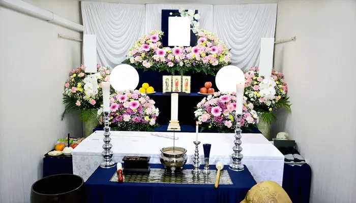 メモリアルヨーコーで葬儀を行なった写真