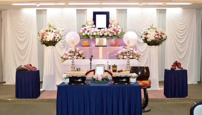 メモリアルヨーコーで葬儀を行なった写真