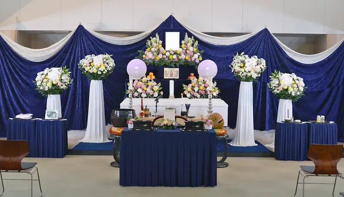 メモリアルヨーコーで葬儀を行なった写真