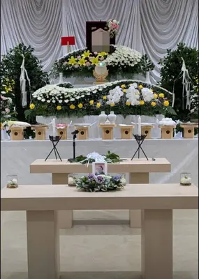 蓮浄社で葬儀を行なった写真