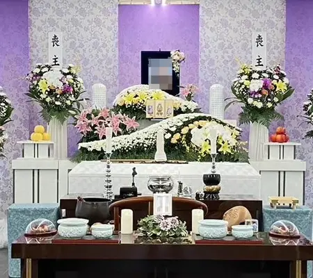 蓮浄社で葬儀を行なった写真