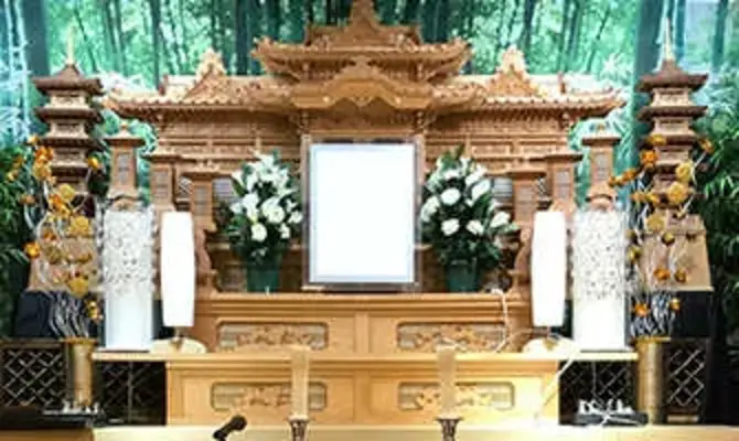 小見川博善社（家族葬ホール　月のしずく）で葬儀を行なった写真