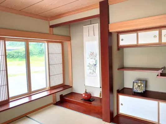 かすみ式典で葬儀を行なった写真