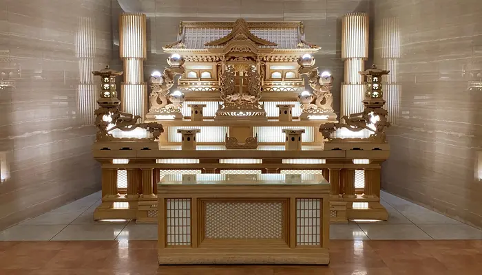 ウイングホール柏斎場で葬儀を行なった写真