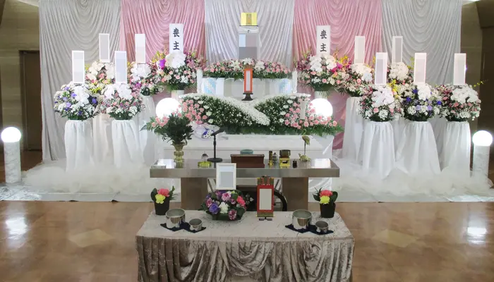 ウイングホール柏斎場で葬儀を行なった写真