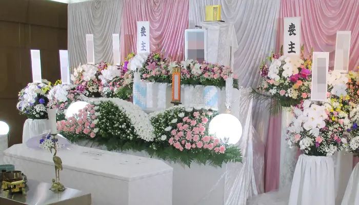 ウイングホール柏斎場で葬儀を行なった写真