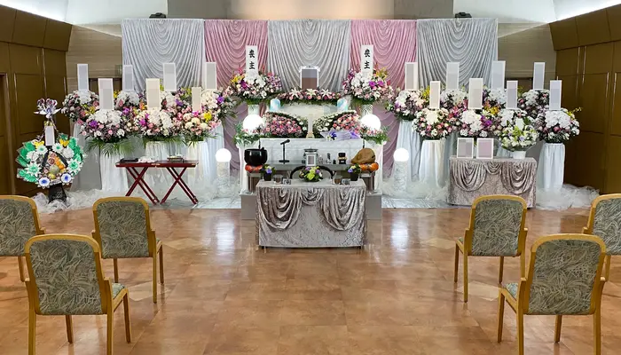 ウイングホール柏斎場で葬儀を行なった写真