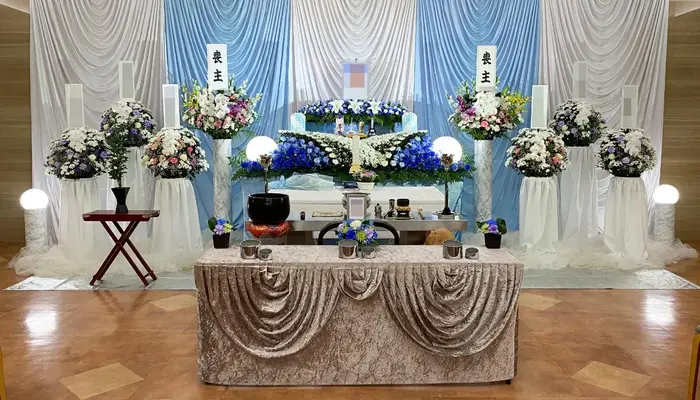 ウイングホール柏斎場で葬儀を行なった写真