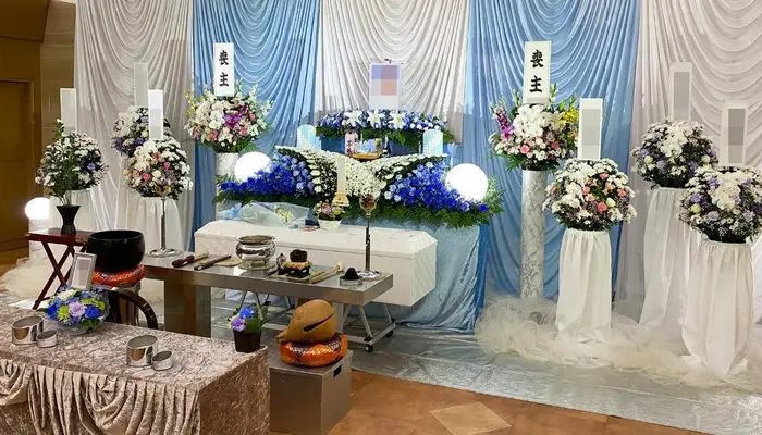 ウイングホール柏斎場で葬儀を行なった写真