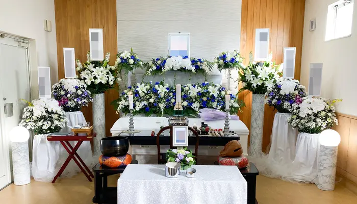 東葛福祉葬祭（流山家族葬ホール）で葬儀を行なった写真