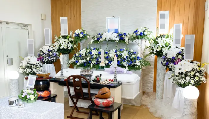 東葛福祉葬祭（流山家族葬ホール）で葬儀を行なった写真