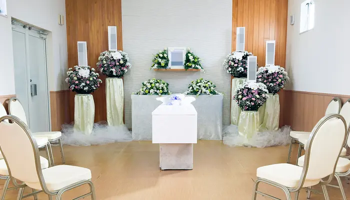 東葛福祉葬祭（流山家族葬ホール）で葬儀を行なった写真