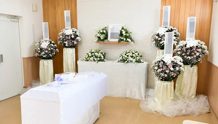 東葛福祉葬祭（流山家族葬ホール）で葬儀を行なった写真