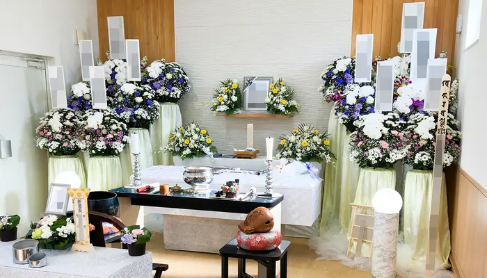 東葛福祉葬祭（流山家族葬ホール）で葬儀を行なった写真