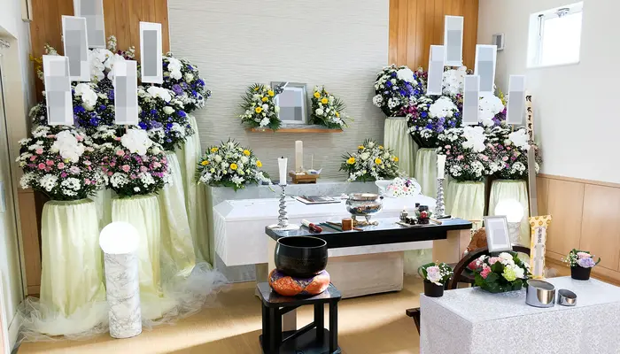 東葛福祉葬祭（流山家族葬ホール）で葬儀を行なった写真