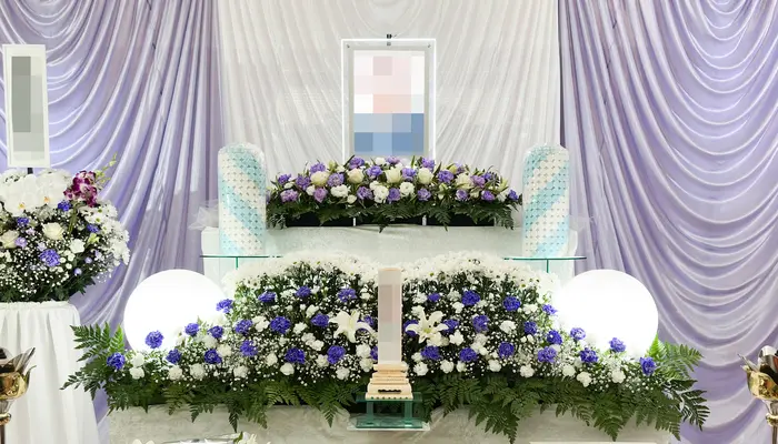 東葛福祉葬祭（流山家族葬ホール）で葬儀を行なった写真