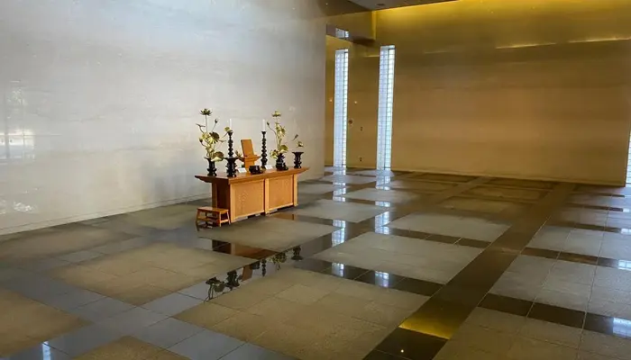 野田市斎場で葬儀を行なった写真