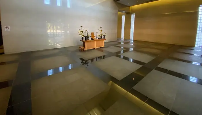 野田市斎場で葬儀を行なった写真