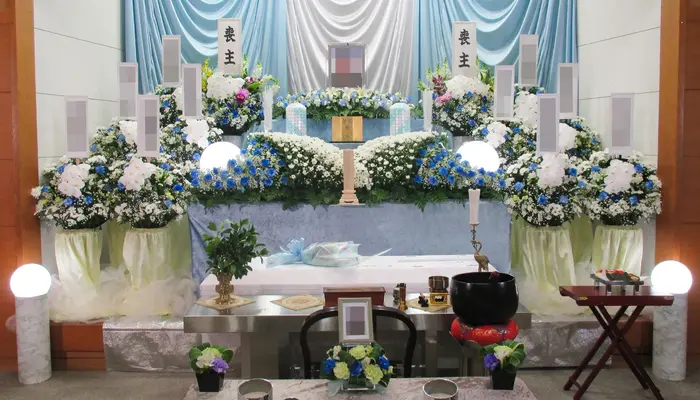 野田市斎場で葬儀を行なった写真