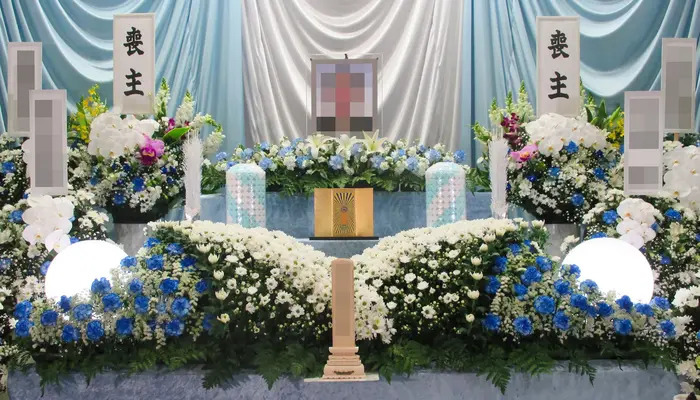 野田市斎場で葬儀を行なった写真