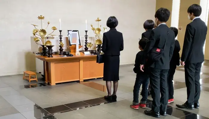 野田市斎場で葬儀を行なった写真