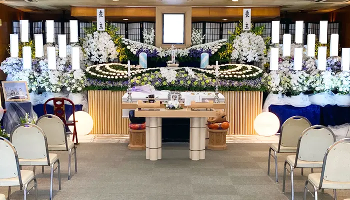 野田市関宿斎場で葬儀を行なった写真