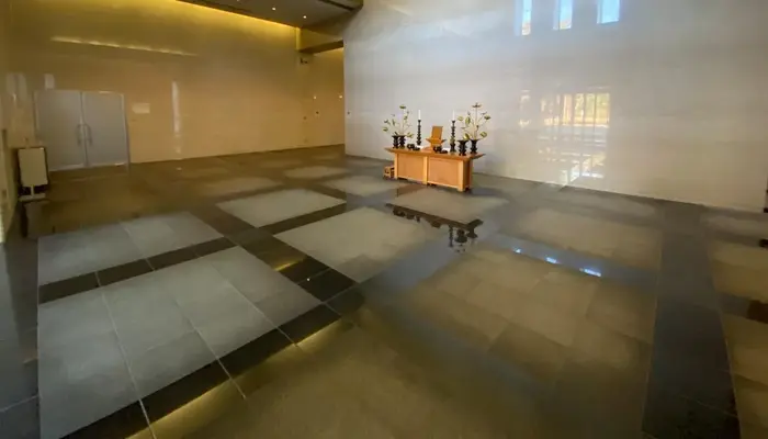 野田市斎場で葬儀を行なった写真