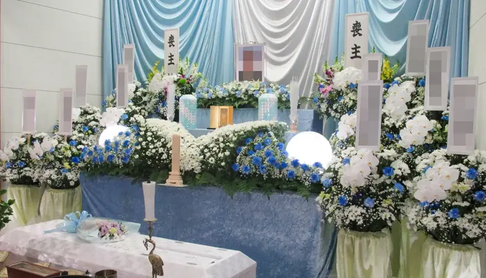 野田市斎場で葬儀を行なった写真