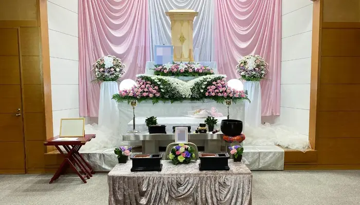 野田市斎場で葬儀を行なった写真