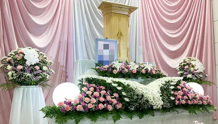 野田市斎場で葬儀を行なった写真