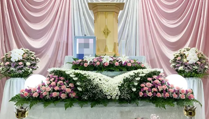 野田市斎場で葬儀を行なった写真