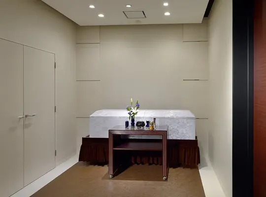 博全社(八街儀式殿)で葬儀を行なった写真