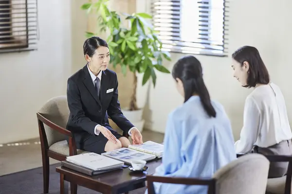 博全社(八街儀式殿)で葬儀を行なった写真