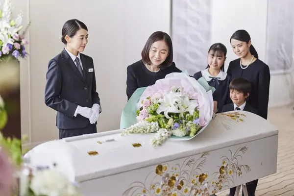 博全社（八千代儀式殿）で葬儀を行なった写真