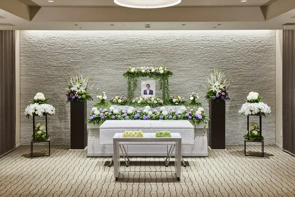 博全社（八千代儀式殿）で葬儀を行なった写真