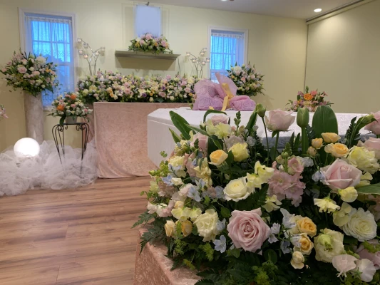 総合葬祭　二葉で葬儀を行なった写真