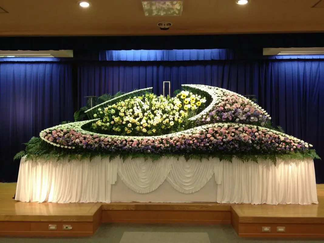 オリジナルの花祭壇