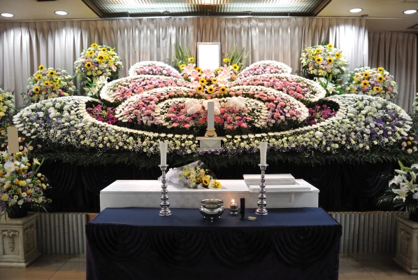 ふらわぁセレモニー縁で葬儀を行なった写真