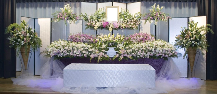 ふらわぁセレモニー縁で葬儀を行なった写真