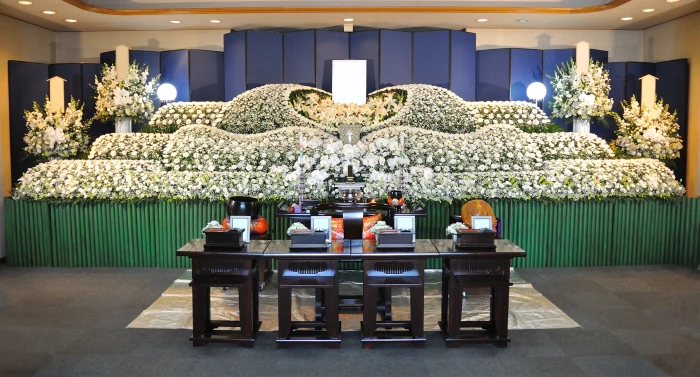 ふらわぁセレモニー縁で葬儀を行なった写真