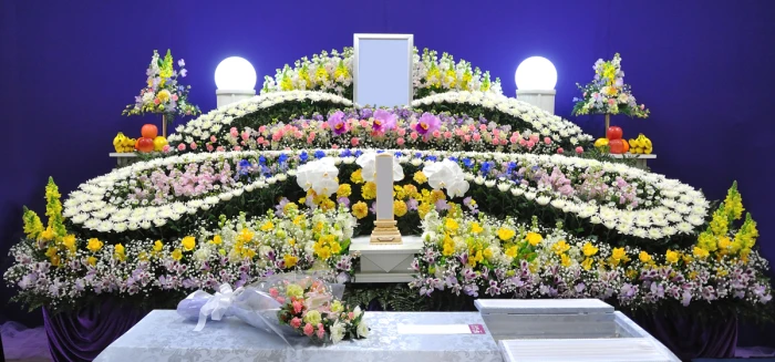 ふらわぁセレモニー縁で葬儀を行なった写真