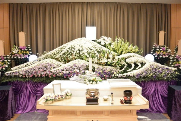 ふらわぁセレモニー縁で葬儀を行なった写真