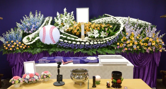 ふらわぁセレモニー縁で葬儀を行なった写真