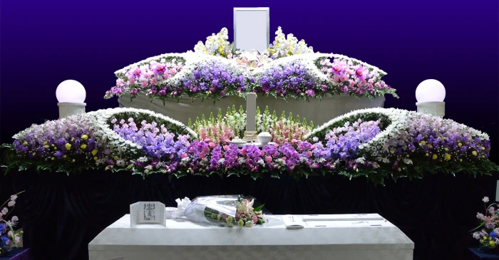 ふらわぁセレモニー縁で葬儀を行なった写真