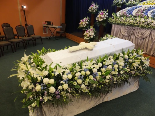 ふらわぁセレモニー縁で葬儀を行なった写真