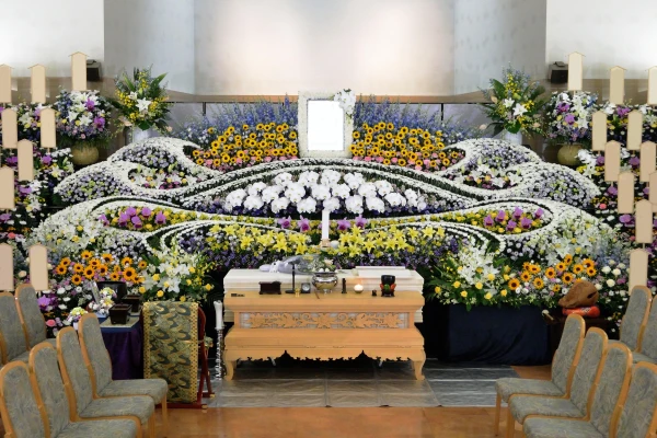 ふらわぁセレモニー縁で葬儀を行なった写真